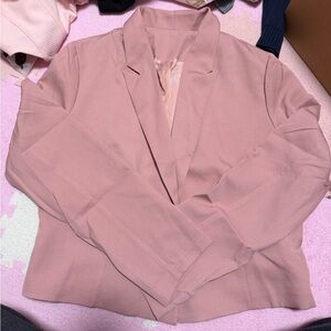 SHEIN Blush Pink Women's Blazer
